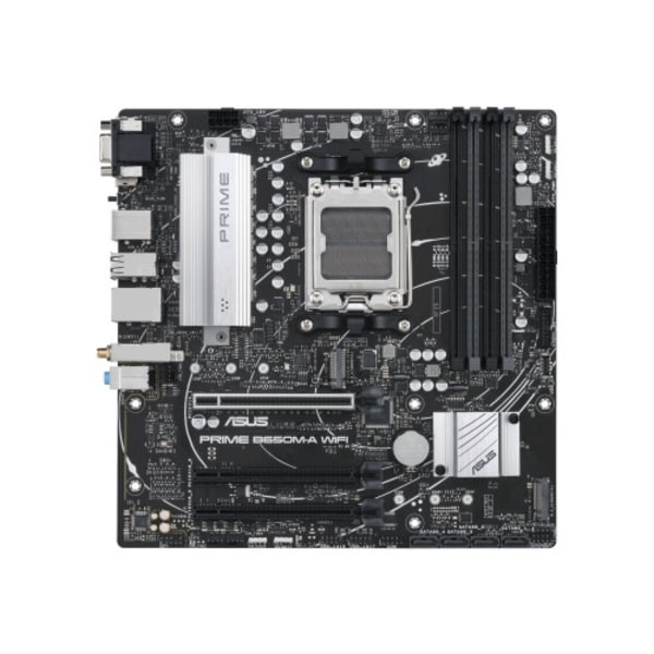 ASUS Prime B650M-A WIFI - moderkort - micro ATX - Socket AM5 - AMD B650
