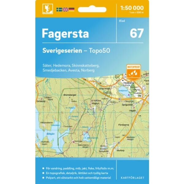 67 Fagersta Sverigeserien Topo50