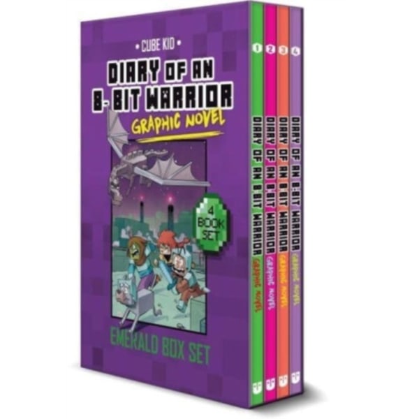 Diary of an 8-Bit Warrior Graphic Novel Emerald Box Set (häftad, eng)
