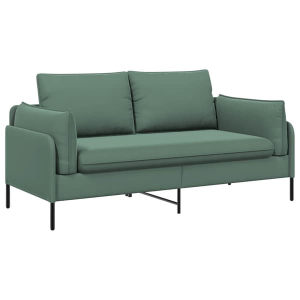 2-sits soffa Havgrön 188 x 81 x 89 cm Sammet