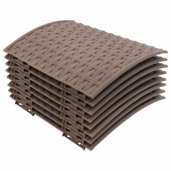 Julgranskrage brun Ø65x23 cm plast