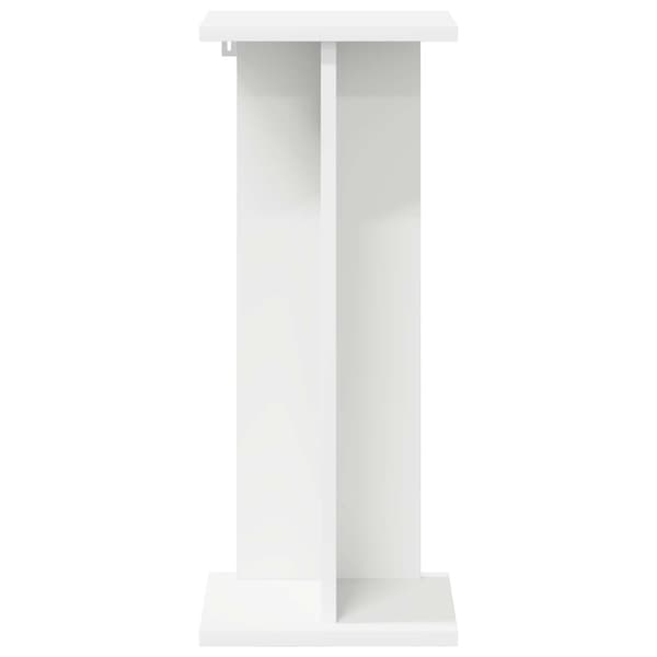 Växtställ 2 pcs Vit 25 x 25,5 x 60,5 cm Konstruerat trä