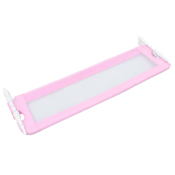 Sängskena för barn rosa 120x42 cm polyester