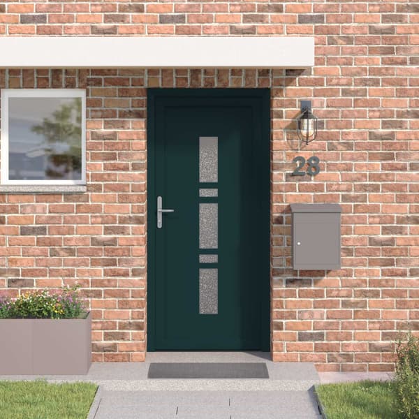 Framdörr Antracit 98 x 208 cm PVC