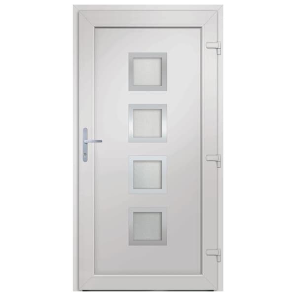 Ytterdörr antracit 98x190 cm PVC
