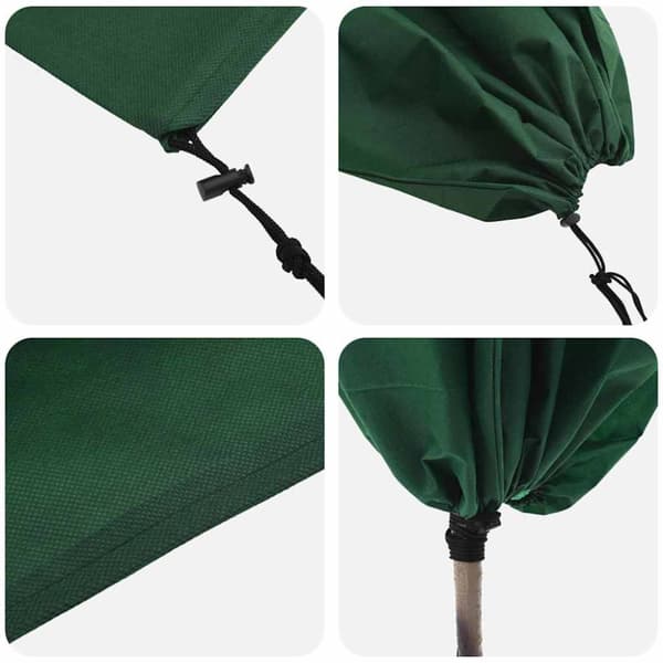 Frostskydd för växtfleeceöverdrag 10 pcs Grön 0,8 x 1,2 m