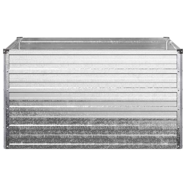 Höjd Trädgårdsbädd Silver 100 x 80 x 55 cm galvaniserad