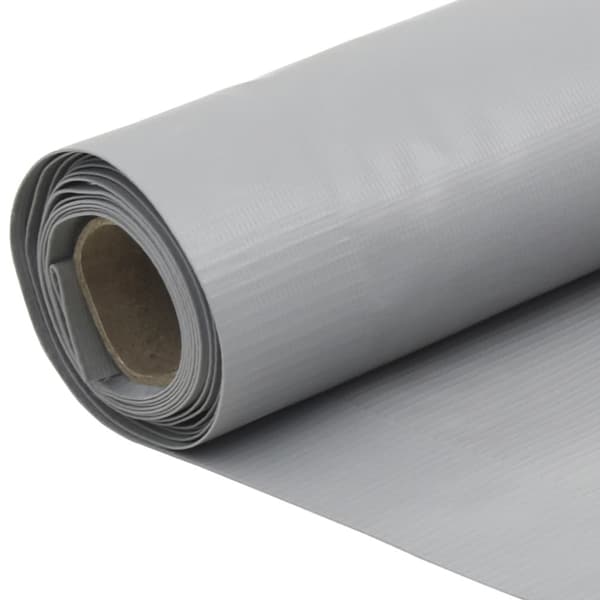 Insynsskydd för balkong grå 400x120 cm PVC