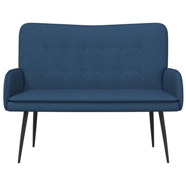 2-sits soffa Blå 115 x 61 x 87 cm tyg