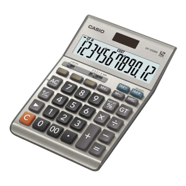 CASIO DF-120BM - Miniräknare Unisex (18X12,5X4CM)