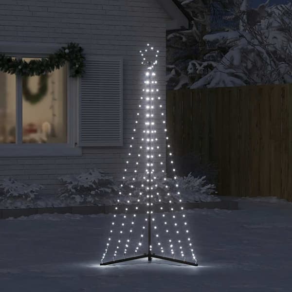 LED julgran 339 LEDs kallvit 187 cm