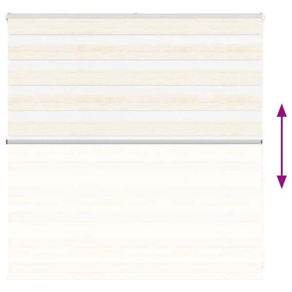Rullgardin zebra 140x100 cm tyg bredd 135,9 cm polyester