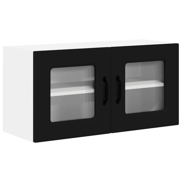 Diskmaskin panel Kalmar Svart 80 x 31 x 40 cm Konstruerat trä