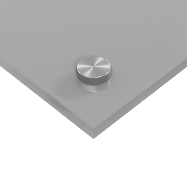 Köksskydd Ljusgrå 80 x 40 cm härdat glas