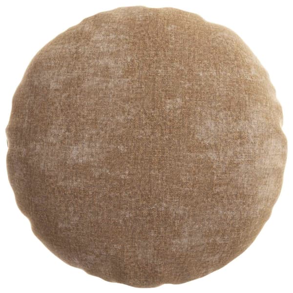 Kuddöverdrag 6 st HEERLEN Brun Ø 30 cm Chenilletyg