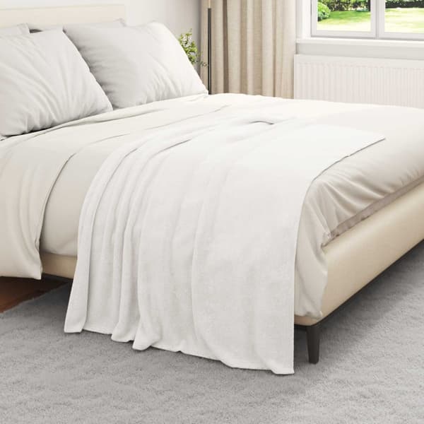 Kastfilt Vit 130 x 150 cm Fleece
