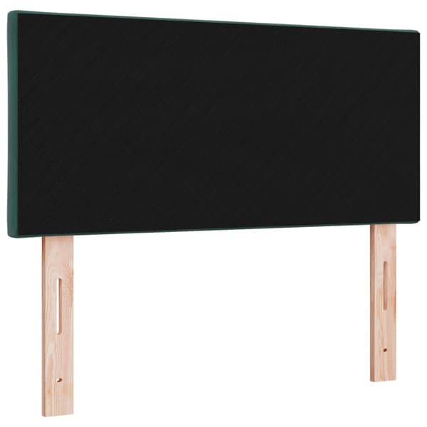 Huvudgavel Mörkgrön 100 cm Sammet