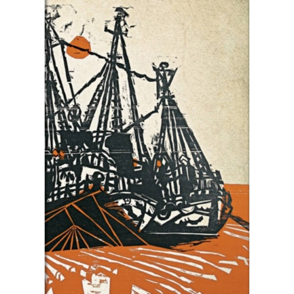 Mooring (Alistair Bell Collection) Midi Lined Hardcover Journal (Elastic Band Closure) (inbunden, eng)