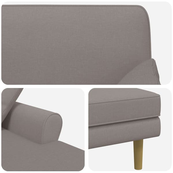 Schäslong Taupe Tyg