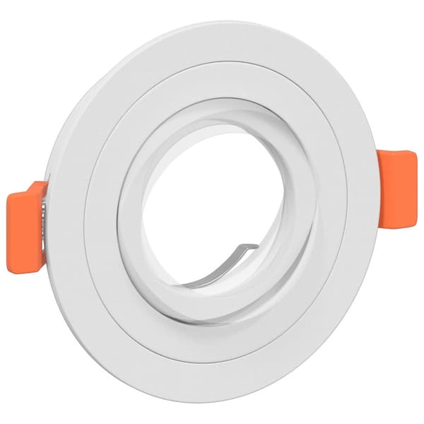 Spotlight 24 pcs Vit 9 x 9 x 2 cm Aluminium
