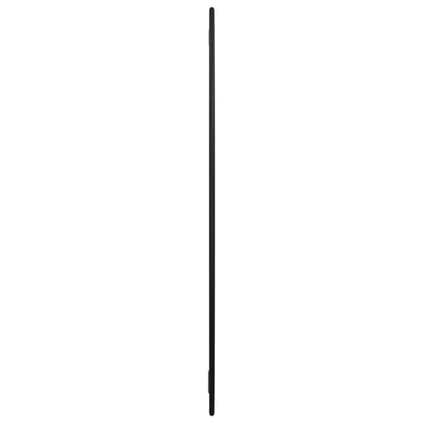 Väggspegel svart Ø 60 cm rund