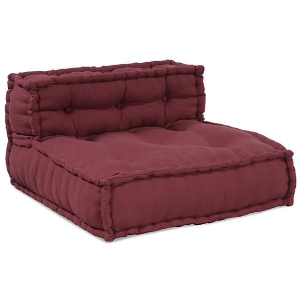 Modulär soffa rödbrun 70x70x54 tyg