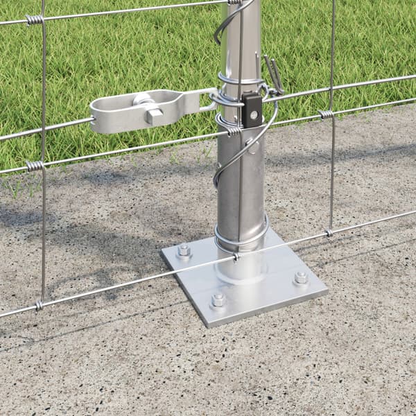 Stängselstolpe Galvaniserad 25 x 1,4 m Stål