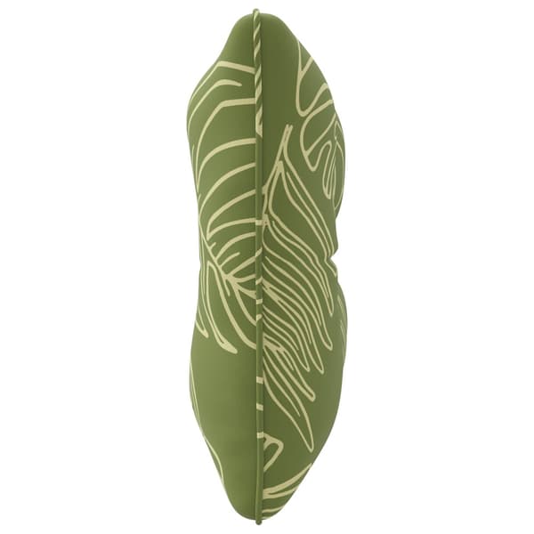 Ryggkudde PUTTEN 100% Polyester Bladdesign 50 x 40 x 10 cm