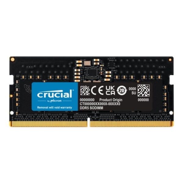 Crucial - DDR5 - modul - 8 GB - SO DIMM 262-pin - 2400 MHz / PC5-38400 - ej buffrad