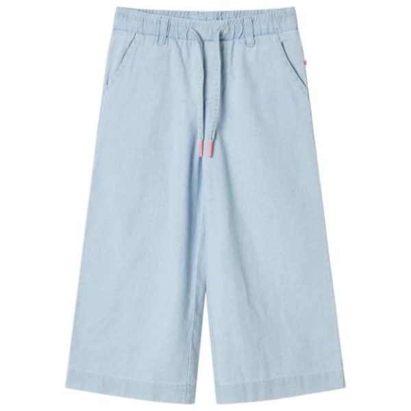 Barnbyxor mjuk denimblå 92