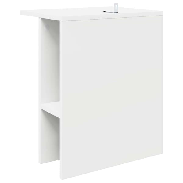 Kaffeebord 2 pcs Vit 40 x 30 x 49 cm Konstruerat trä