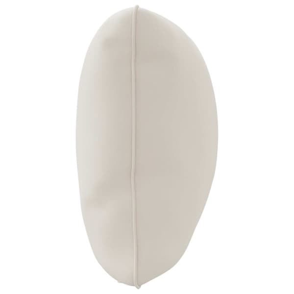 1-delad ryggkudde PUTTEN 100% Polyester Vit 120 x 40 x 15 cm