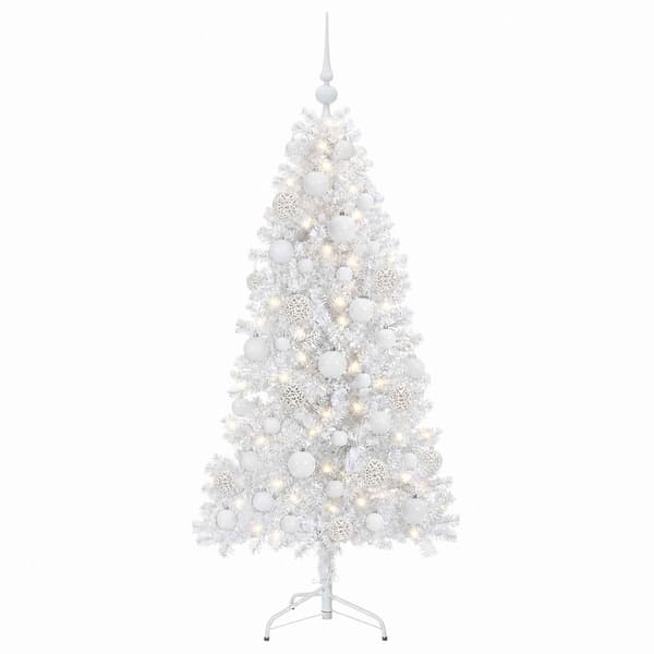 Plast Hingad Julgran 150 cm 150 LED-lampor Varmvit