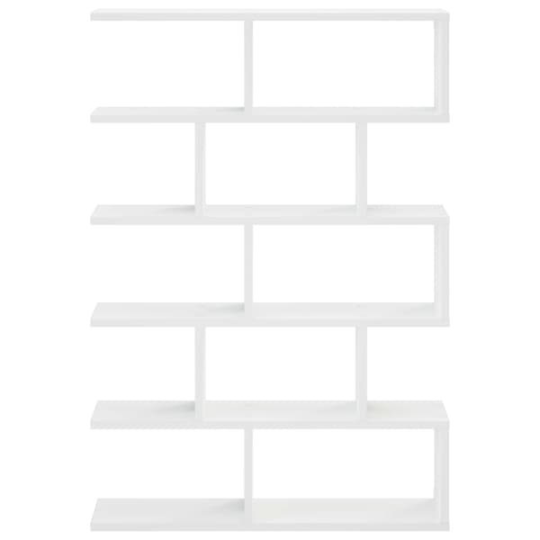 Vägg hylla Vit 70 x 17 x 101 cm Konstruerat trä