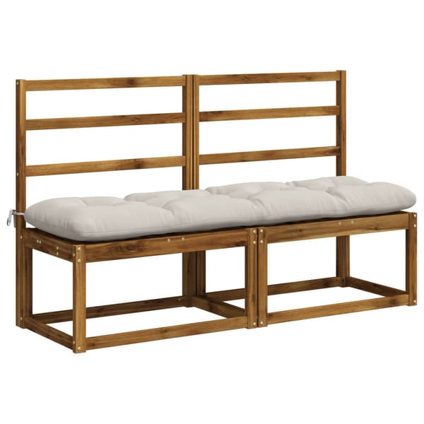 Bänk kudde VIANEN 100% Polyester Vit 140 x 40 x 12 cm