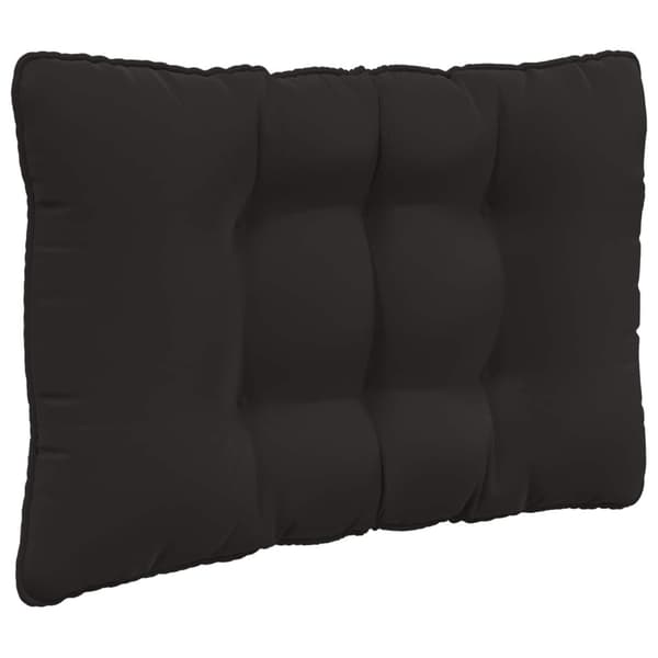Utomhus Soffa Kudde 3 pcs Svart Polyester