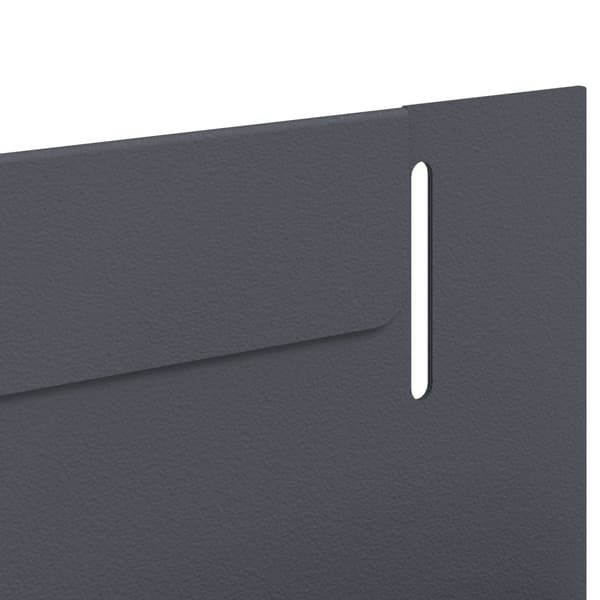 Kant för gräsmatta 20 pcs 102 x 4 x 4 cm Stål Antracit