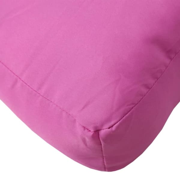Dynor till pallsoffa 2 st rosa Oxford-tyg