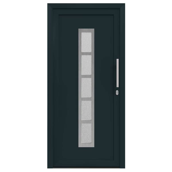 Framdörr Antracit 108 x 208 cm PVC
