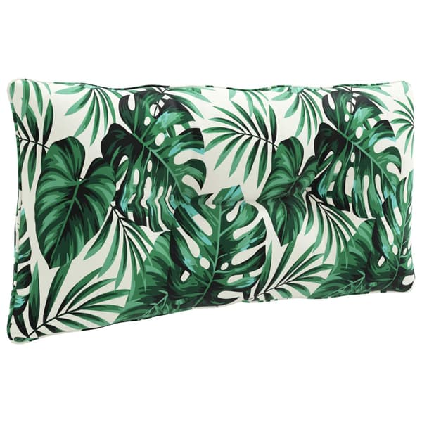 Ryggkudde PUTTEN 100% Polyester Bladmönster 70 x 40 x 10 cm