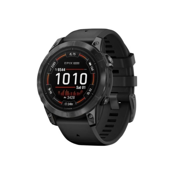 Garmin epix Pro Standard Edition 2a generation - skiffergråa fiberförstärkta polymerer - Ja smart klocka med band - svart - 32 GB