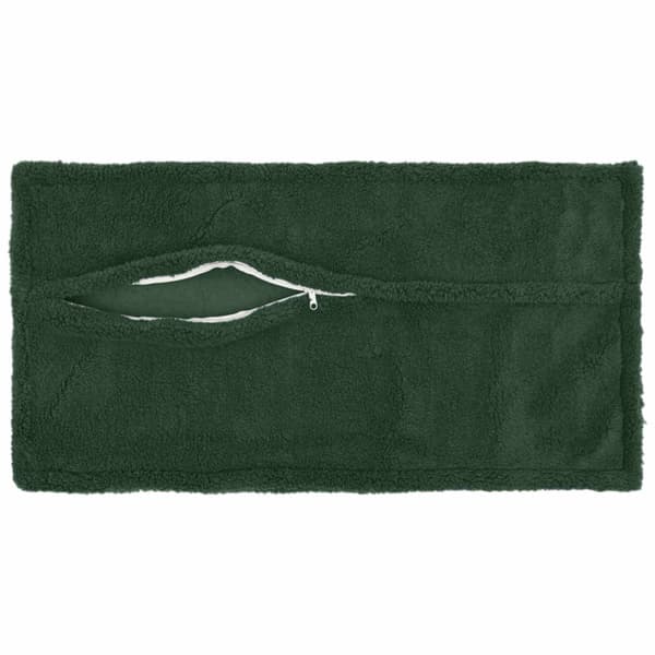 Kuddöverdrag 2 st HOUTEN Mörkgrön 40 x 70 cm Bouclé