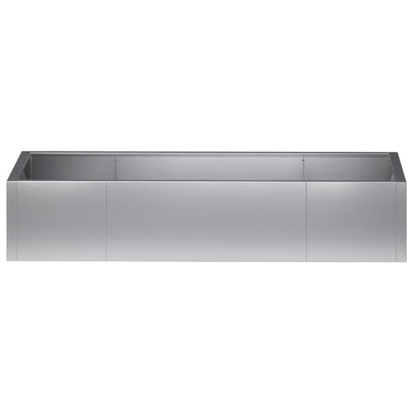 Stödvägg 6 st 200 x 100 x 40 cm Galvaniserat stål Silver