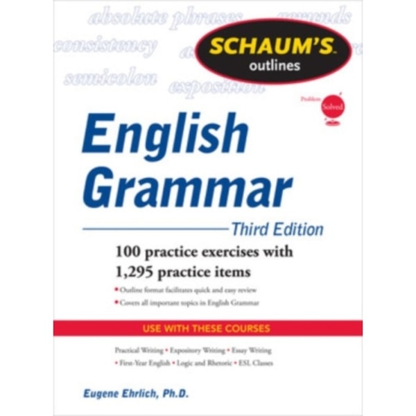 Schaum's Outline of English Grammar, Third Edition (häftad, eng)