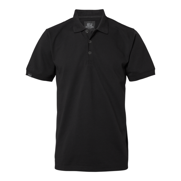 Weston solid Polo Black Male