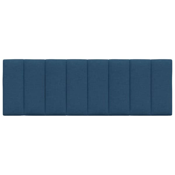 Headboard Cushion "Hanko" Blue 120 cm Fabric