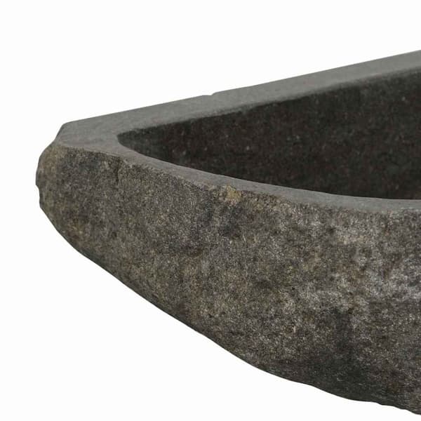 Handfat Grå (30-37) x (30-37) x 12 cm Flodsten