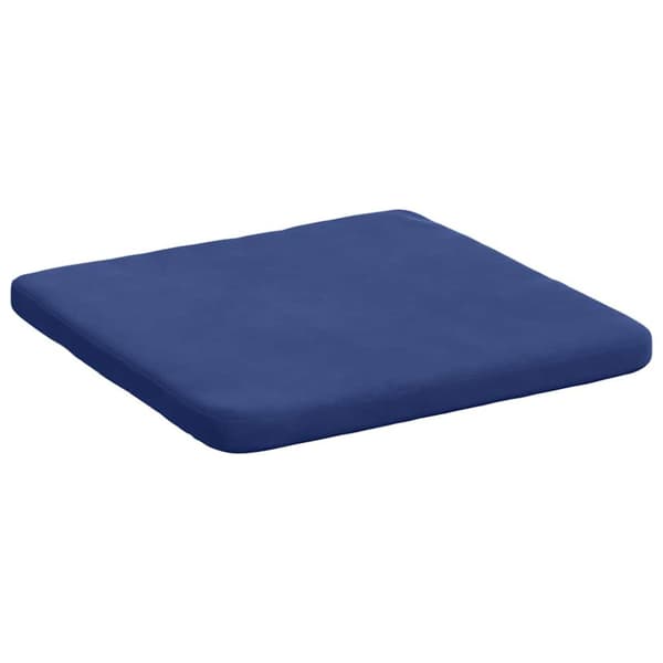 Sittkuddar 4 pcs Polisblå 40 x 40 x 3 cm Sammet