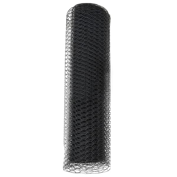 Hexagonstängsel Grå 0,8 x 50 m PVC