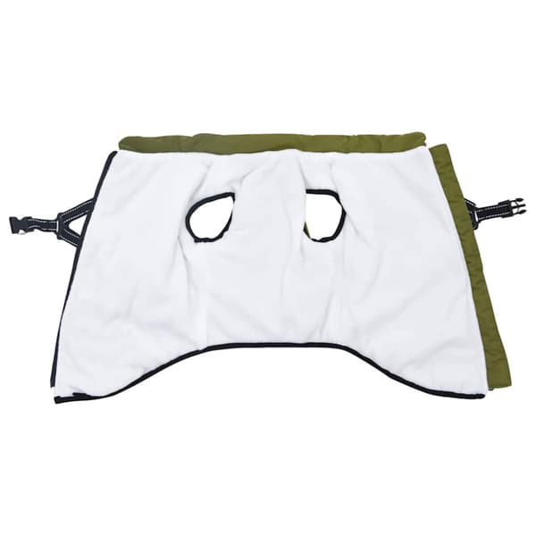 Hund Kappa Armégrön L52 Fleece och Polyester